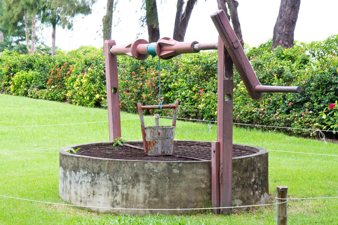 an old water well